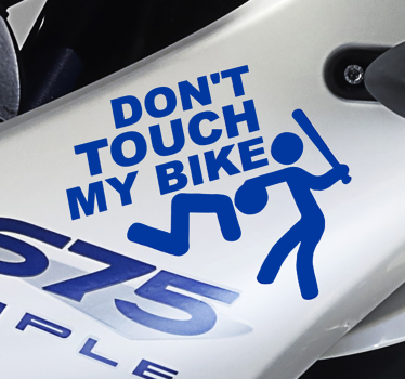 Fass mein fahrrad nicht an fahrrad sticker - TenStickers
