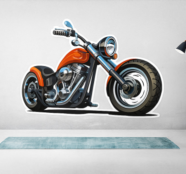Motorrad folie im klassischen cruiser-stil - TenStickers