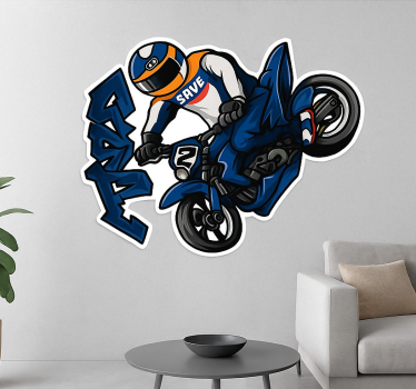 Motorrad folie street rider spray - TenStickers