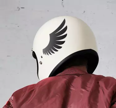 Motorrad Aufkleber Helmflügel - TenStickers