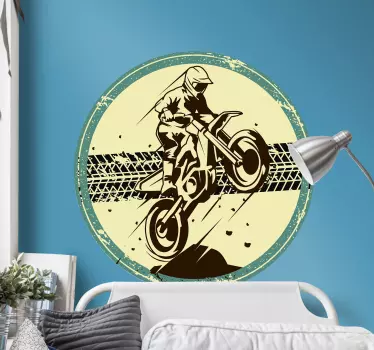 Motorrad Tattoo Sport motocross - TenStickers