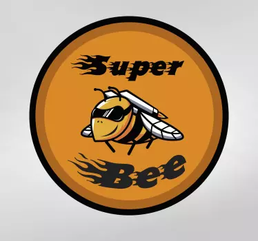 Motorrad Aufkleber Super Bee 70er Design - TenStickers