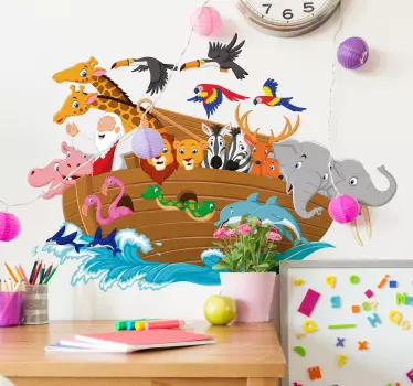 Noah´s arche Wandaufkleber - TenStickers