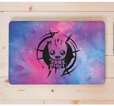 Notebook Aufkleber Baby groot spähen - TenStickers