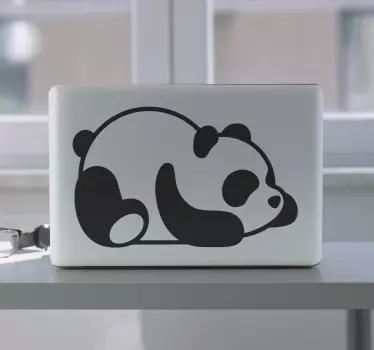 Laptop Aufkleber Baby Panda - TenStickers