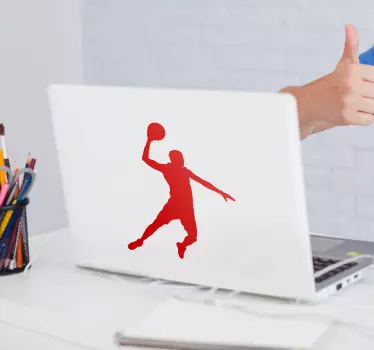 Laptop Aufkleber "Jumpman"  - TenStickers