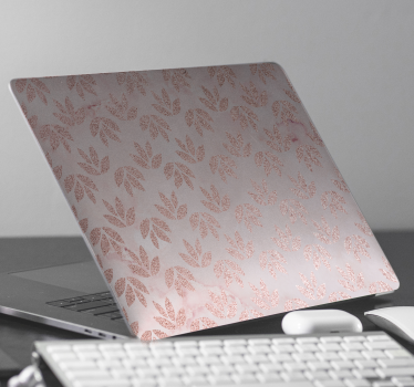 Notebook Aufkleber Roségold - TenStickers
