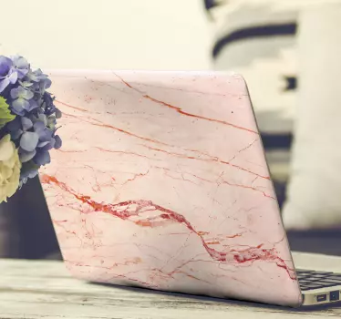 Notebook Aufkleber Roségold traummarmor - TenStickers
