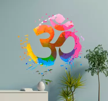 Om Yoga Wandtattoo Schlafzimmer - TenStickers