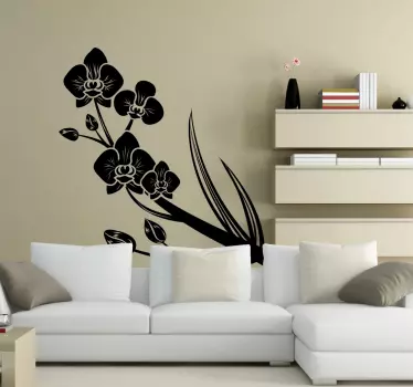 Orchidee Aufkleber - TenStickers