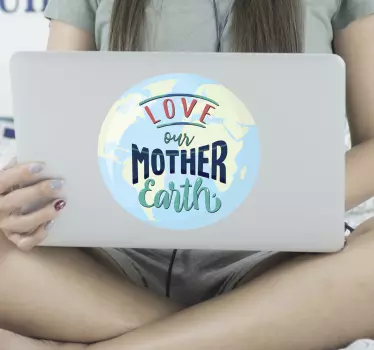 verschiedene Aufkleber Love Mother Earth - TenStickers