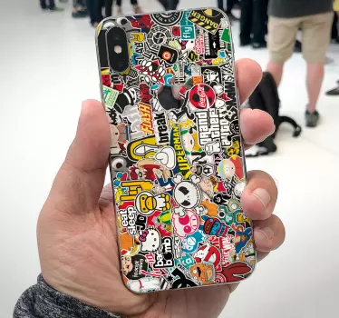 Urban Sticker Stickerbomb iPhone - TenStickers
