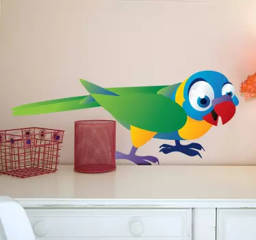Papagei Wandsticker - TenStickers