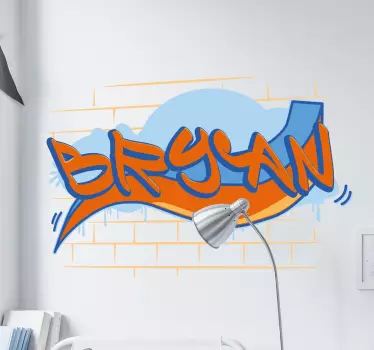 Personalisierbarer Graffiti Aufkleber - TenStickers