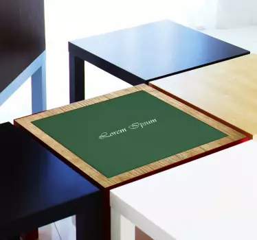 Personalisierbarer Poker Tisch Aufkleber - TenStickers