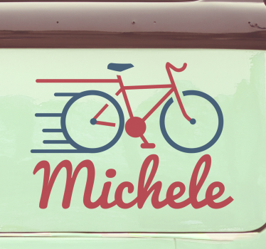 Personalisierte fahrrad auto aufkleber - TenStickers