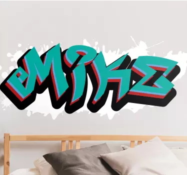 Personalisierte Sticker König graffiti im wilden stil - TenStickers