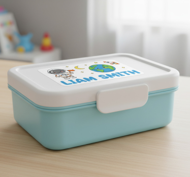 Wandtattoo kinderzimmer personalisiertes brotdosenlabel - TenStickers