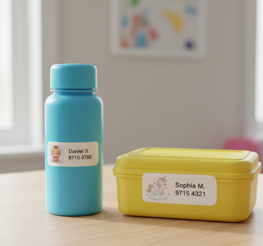 Wandtattoo kinderzimmer personalisierte kinderlabel - TenStickers