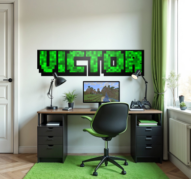 Personalisierter Aufkleber grüne spielfelder - TenStickers