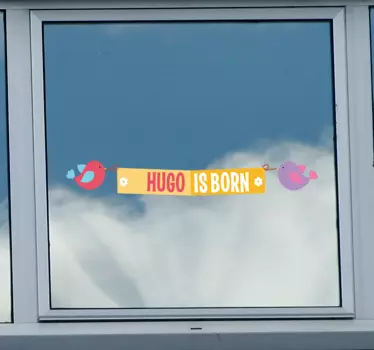 Personalisierter Geburt Aufkleber - TenStickers
