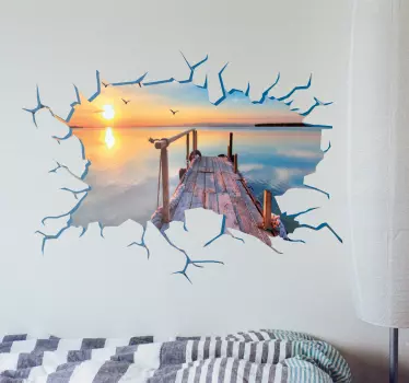 Personalisierbares Wandloch Wandtattoo Wohnzimmer - TenStickers