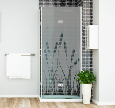 Wandtattoo Badezimmer Duschkabinen Folie Weizen - TenStickers