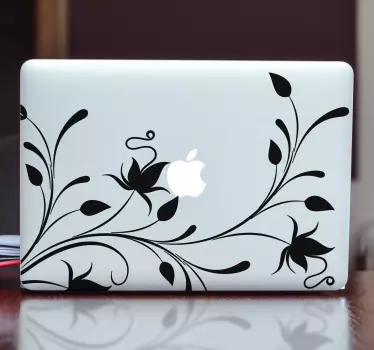 Pflanze Laptop Aufkleber - TenStickers