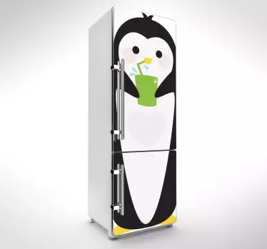 Pinguin Kühlschrank Folie - TenStickers