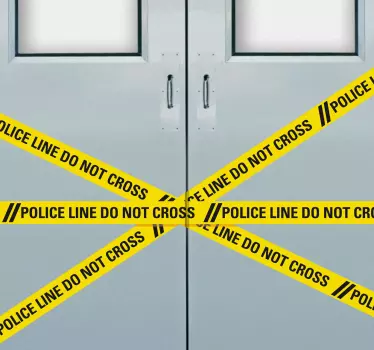 Polizei Linie Aufkleber - TenStickers