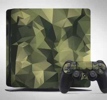 Ornament Sticker Camouflage PS4 Skin - TenStickers