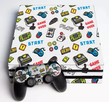 Ps4 aufkleber für arcade controller set - TenStickers