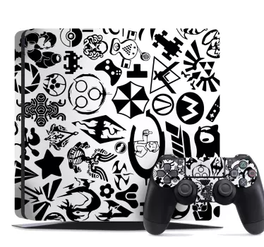 Ps4 aufkleber gamer ikonen sammlung - TenStickers