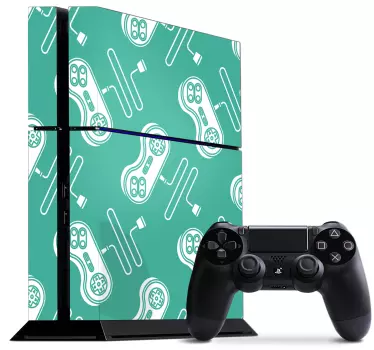 Ps4 aufkleber gamer steuerungsmuster - TenStickers