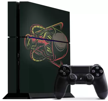 Ps4 aufkleber gasmasken aufkleber - TenStickers