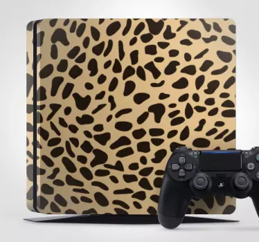 Ps4 aufkleber im tierfell design - TenStickers