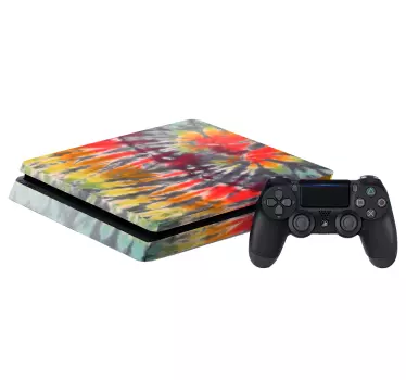 Sticker PS4 Regenbogenfarben Skin - TenStickers
