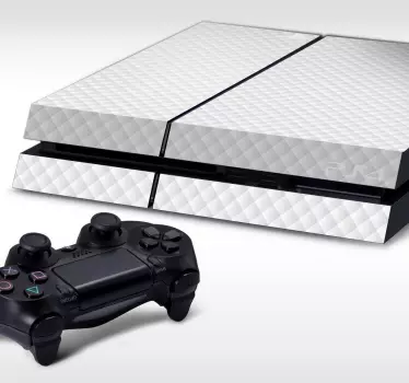 Ps4 Aufkleber weise Maserung - TenStickers