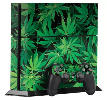 PS4 Skin Cannabis - TenStickers