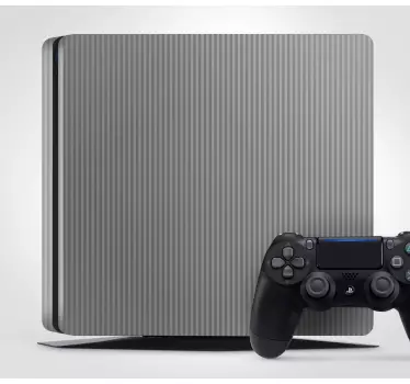 PS4 Skin Graue farbe mit Streifen - TenStickers