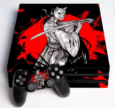 Ninja im japanischen Stil PS4 Skin - TenStickers