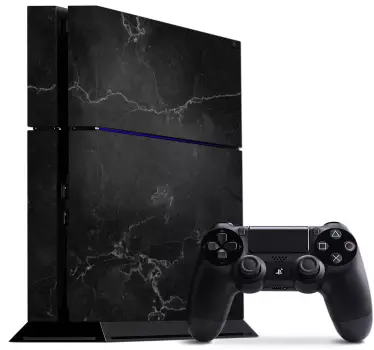 PS4 Skin Ps4 marmor schwarz - TenStickers