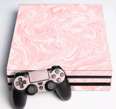 PS4 Skin Ps4 marmorrosa - TenStickers