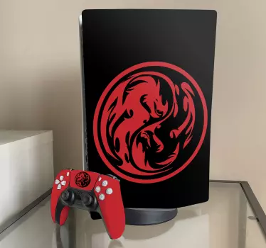 PS5 Skin drachenemblem-stil - TenStickers