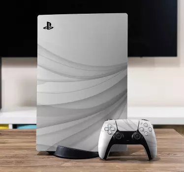 Ps5 skin elegante graue hülle - TenStickers
