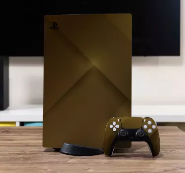 Ps5 skin golden spielcover - TenStickers