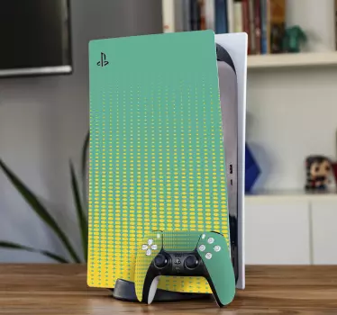 Ps5 skin im bunten konsolendesign - TenStickers