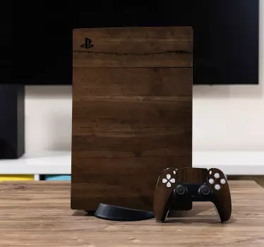 PS5 Skin Kona holz - TenStickers
