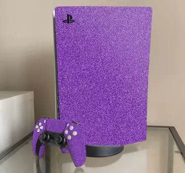 PS5 Skin Lila funkelt - TenStickers
