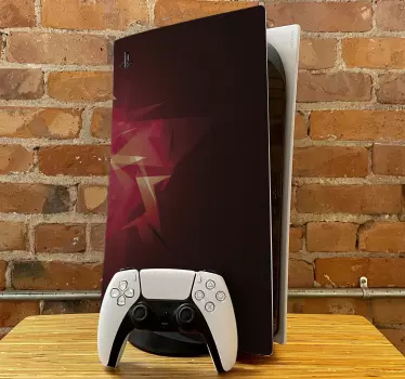 Ps5 skin mit dynamischen winkelformen - TenStickers